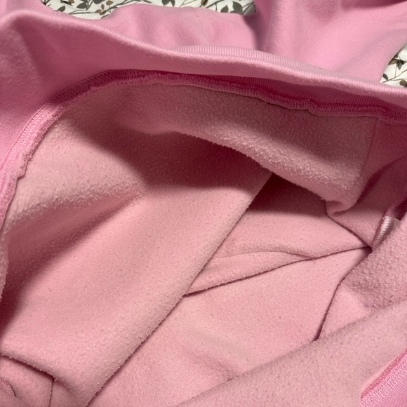 Maison Kitsune Pink Embroidered Cordless Hoodie - Picture 9 of 11